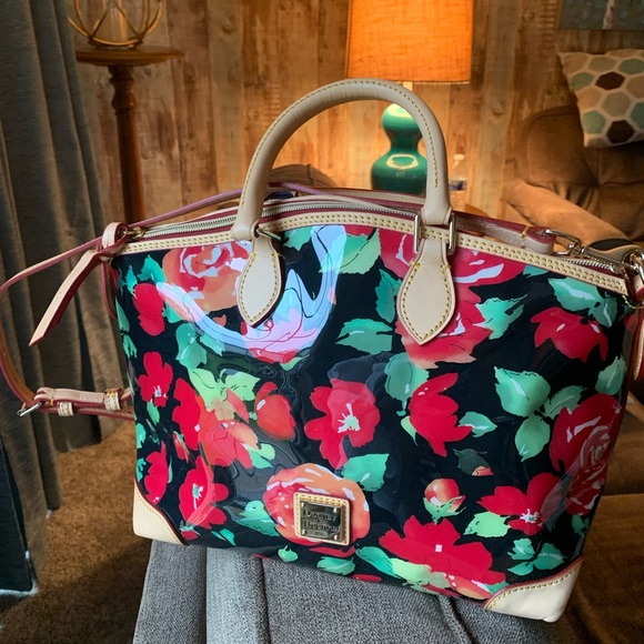 Dooney & Bourke Handbags - Dooney & Bourke Floral Satchel/Shoulder Bag